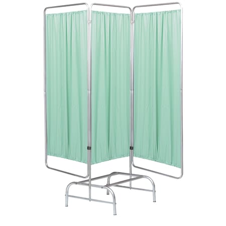 Omnimed 3 Section Stationary King with Vinyl Panels-Green 153950-G